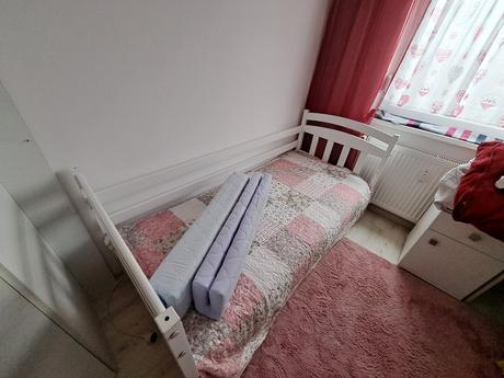 Detská postel masiv pre dievča od 3 rokov, šírka (cm): 80,dĺžka (cm): 180