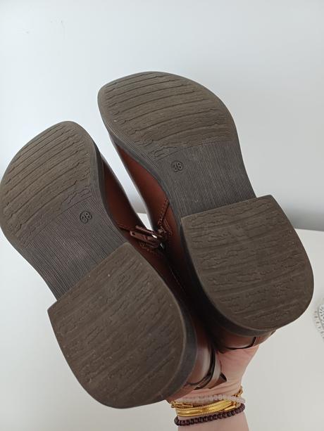 Dámske hnedé topánky, graceland,38