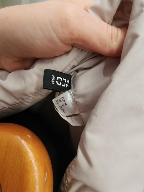 Bomber bunda krémová, h&m,m