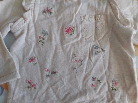 Kvietkované tričko/mikina zn.next veľ.74, next,74