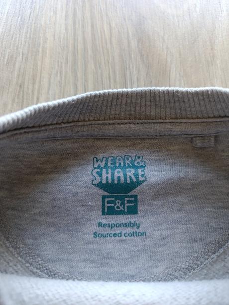 Chlapčenská sivá mikina s dinosaurom, f&f,116