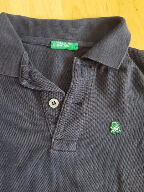 Modre tricko, benetton,80