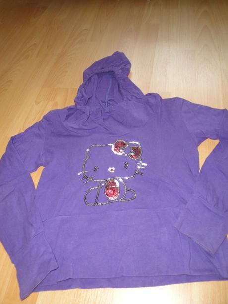 Tenká tričková mikina hello kitty, 146