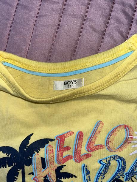 Žlté tričko 116, pepco,116