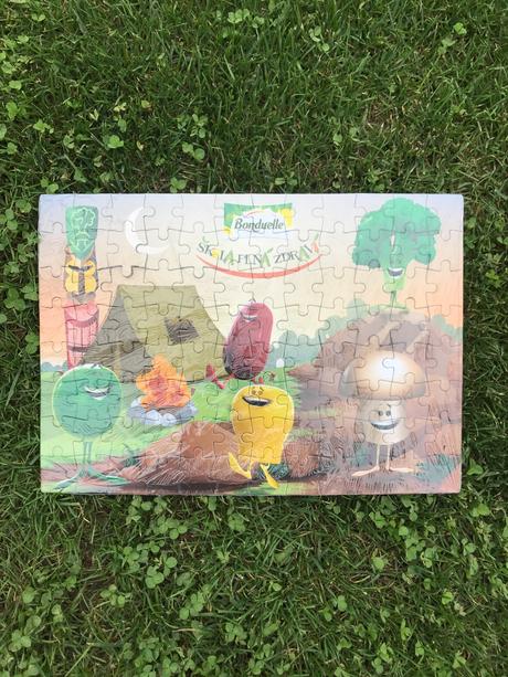 Puzzle + karty kvarteto,