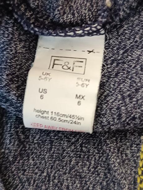 Tričko s krátkym rukávom, f&f,116