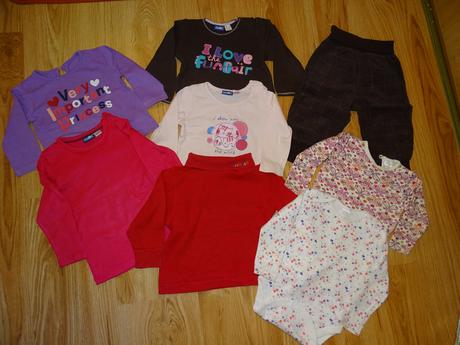 Balík oblečenia pre dievčatko 74-92, 86–98