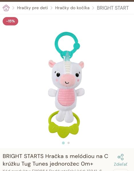 Ako oprať hračku Bright stars tug tune?