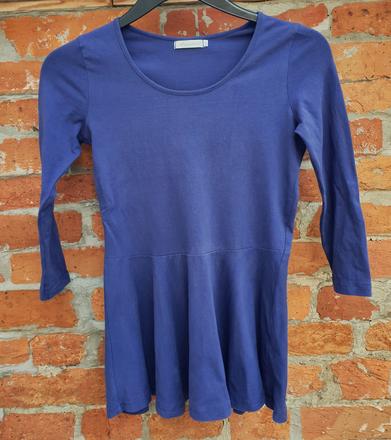 Bavlnené tričko s volánmi, xs