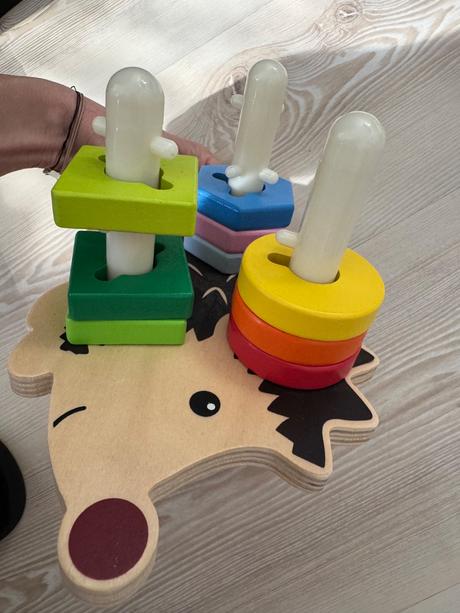 Ježko vkladanie tvarov, 