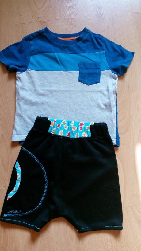 Tričko kraťasy darujem, f&f,92