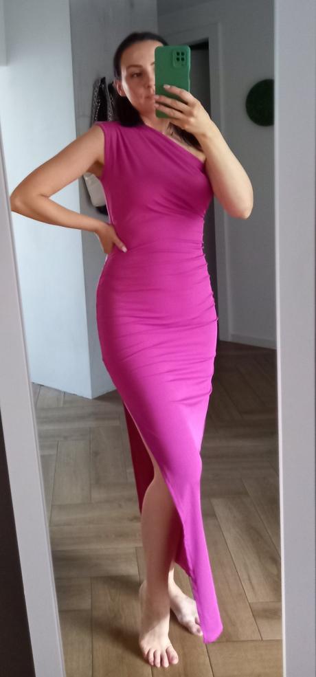 Cyklámenové šaty, sinsay,s