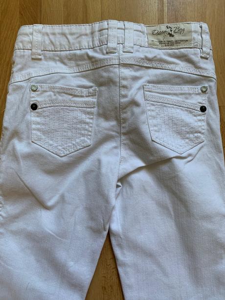 S.oliver biele rifľové krátke nohavice, s.oliver,134