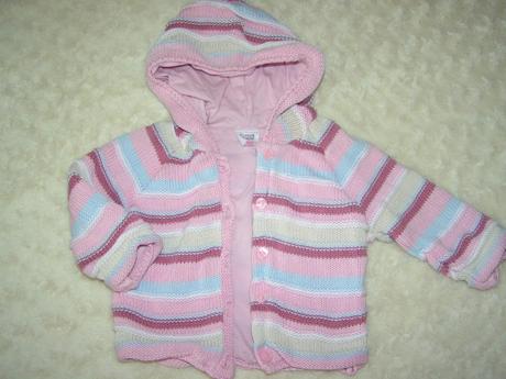 Podšitý svetrík pre dievčatko, marks & spencer,68