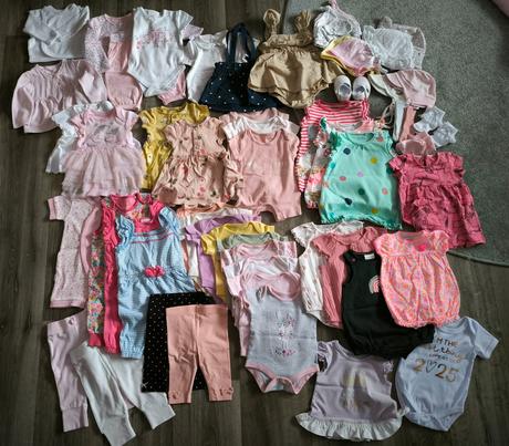 Letný balík oblečenia pre dievčatko do 3 mesiacov, 50–62