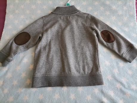 Šedý svetrík na gombíky 92, h&m,92