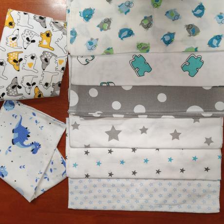 Hrubé bavlna plienky- uni, 