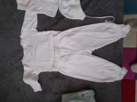 Set oblecenia + zavinovačka na krst pre chlapca, 68–80