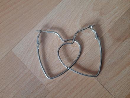 Náušnice srdcia,