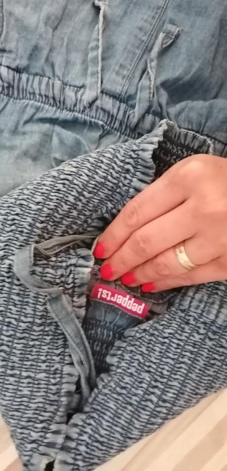 Ľahký riflovy overal, pepperts,146