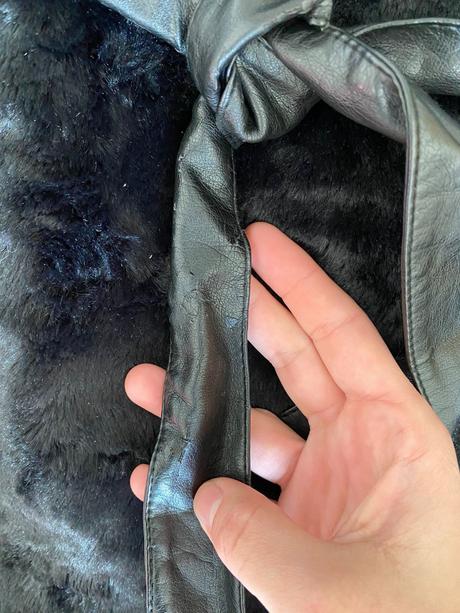 Kožuštek - tenší, h&m,xs