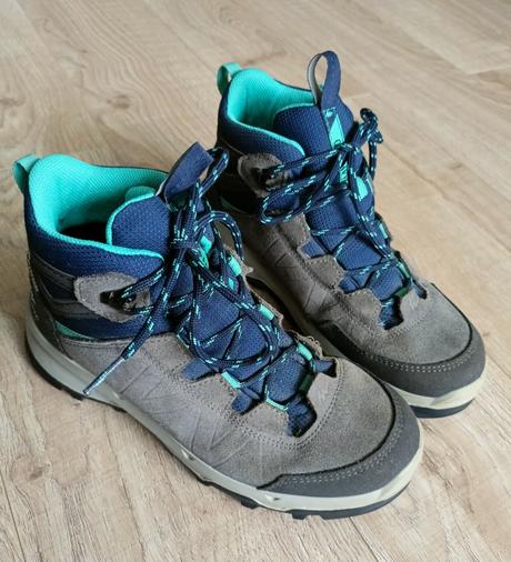 Detská nepremokavá turistická obuv mh500 veľ. 35, decathlon,35