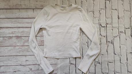 Biele tričko, bershka,s