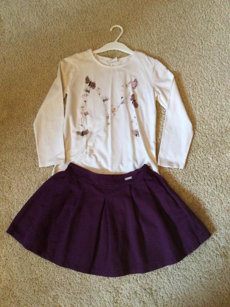 Tricko zara a suknička mayoral, mayoral,128