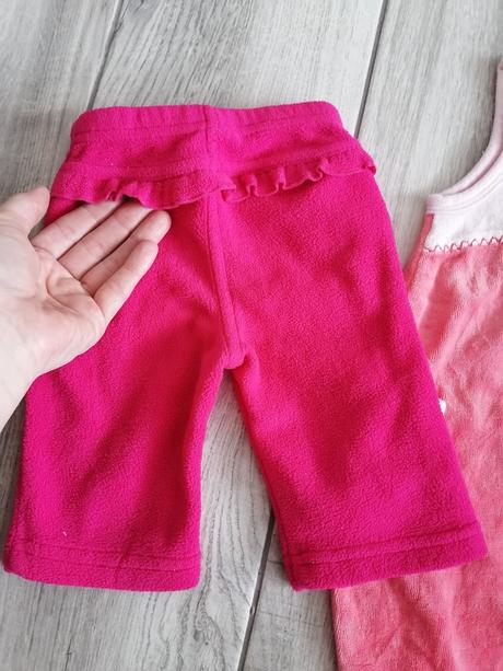 Teplé dupačky (tepláčiky s krajkou) - 62, 62