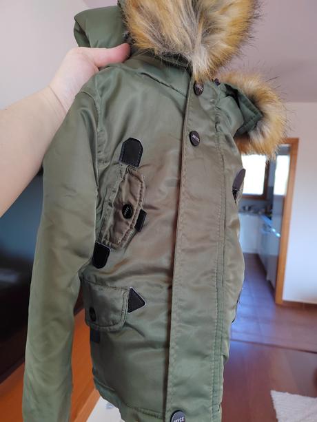 Zimná bunda s kožušinou v.1,5 - 2 r., 92