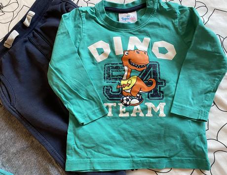 Bavlnené tričko s aplikáciou - dino topolino v. 86, topolino,86