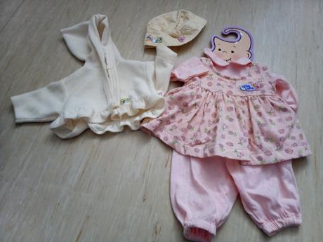 Chou chou súprava ružová+pyžamo 48cm,