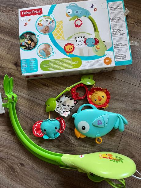 Fisher-price rainforest 3-in-1 musical mobile, 