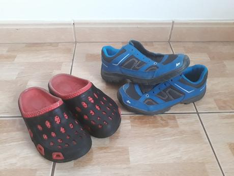 Kroksy, tenisky, decathlon,35
