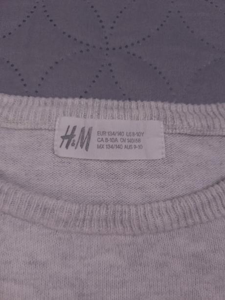 H&m tenky pulover, pretacacie flitre, h&m,140