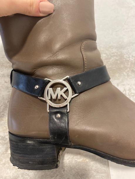 Kožená členková obuv michael kors, michael kors,38