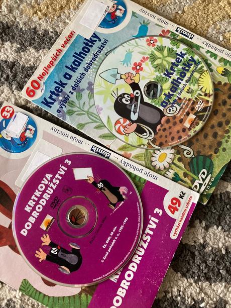 Dvd krtkova dobrodružství 6ks, 