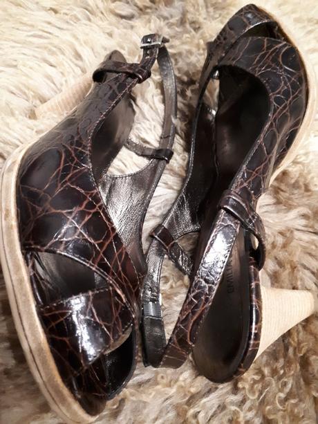 Kožené sandále emilia lay vel 39/40, 40