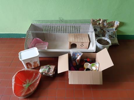 Klietka,peletky,vybava/8ks/-zakrs.kralik,morca..., 