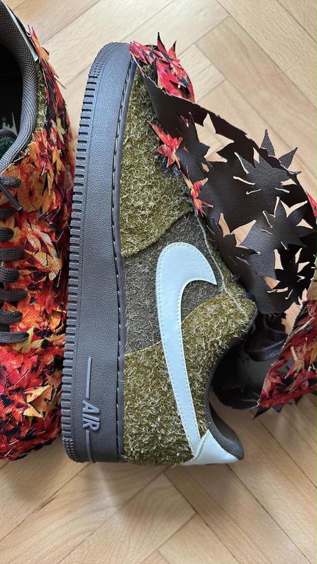 Nike air force 1 low lx leaf camo nové, nike,46