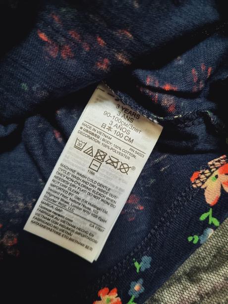 B2026 tunika, tričko kvetinky, gap,92