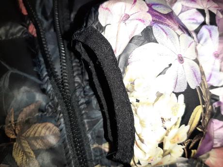 Perfektná kvetinková bunda, fishbone,s