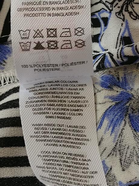 Dámsky pásikavý top so vzorom, primark, primark,xl