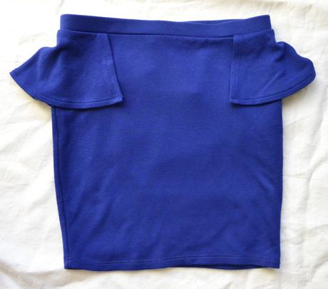 Modrá sukňa s volánom, reserved,134