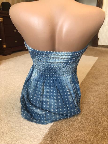 Amnesia letny riflovy top, s