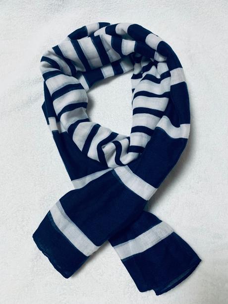 Pasikavý tenší šál dvojfarebný orsay, orsay