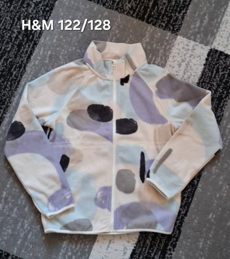Flisová mikinka h&m 122/128, h&m,122