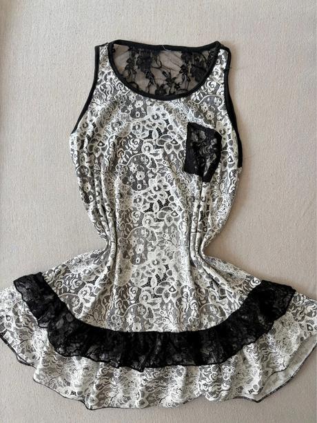 Čipkované šaty/tričko, s