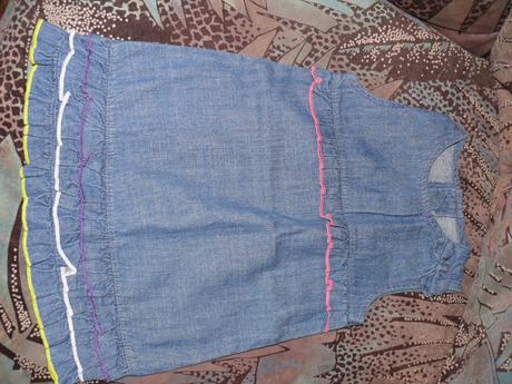 Tenké riflové šatičky, f&f,80