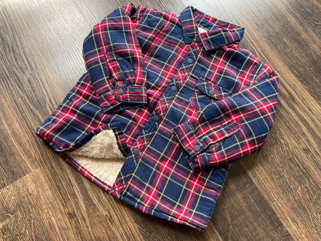 Mayoral káro košela+kožušinka vianočná 12m/80cm, mayoral,80